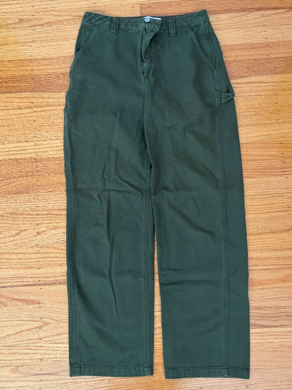 Aritzia TNA Greenwich Pant in Green Size 8 100% cotton
